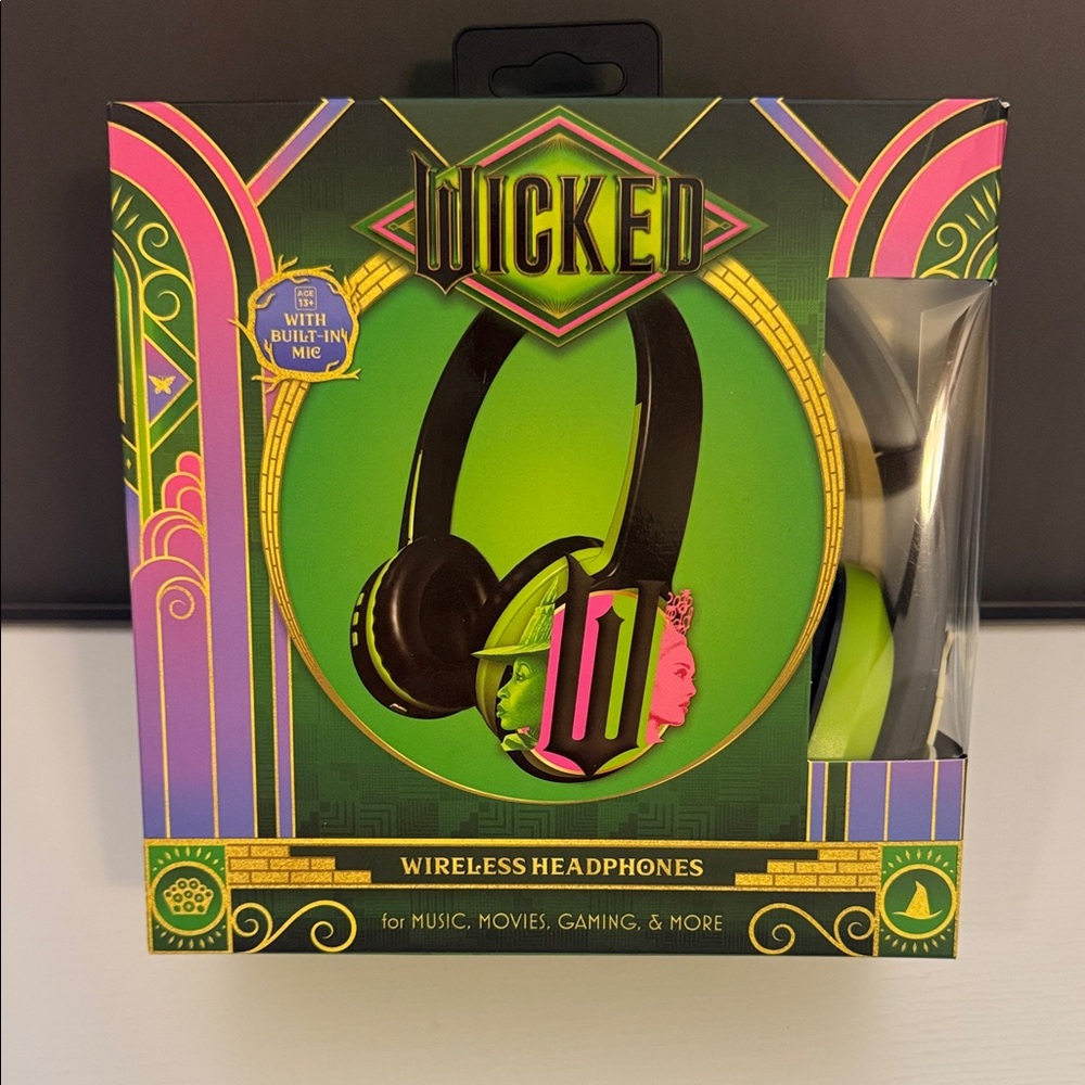Wicked Wireless Headphones with Built-in Mic